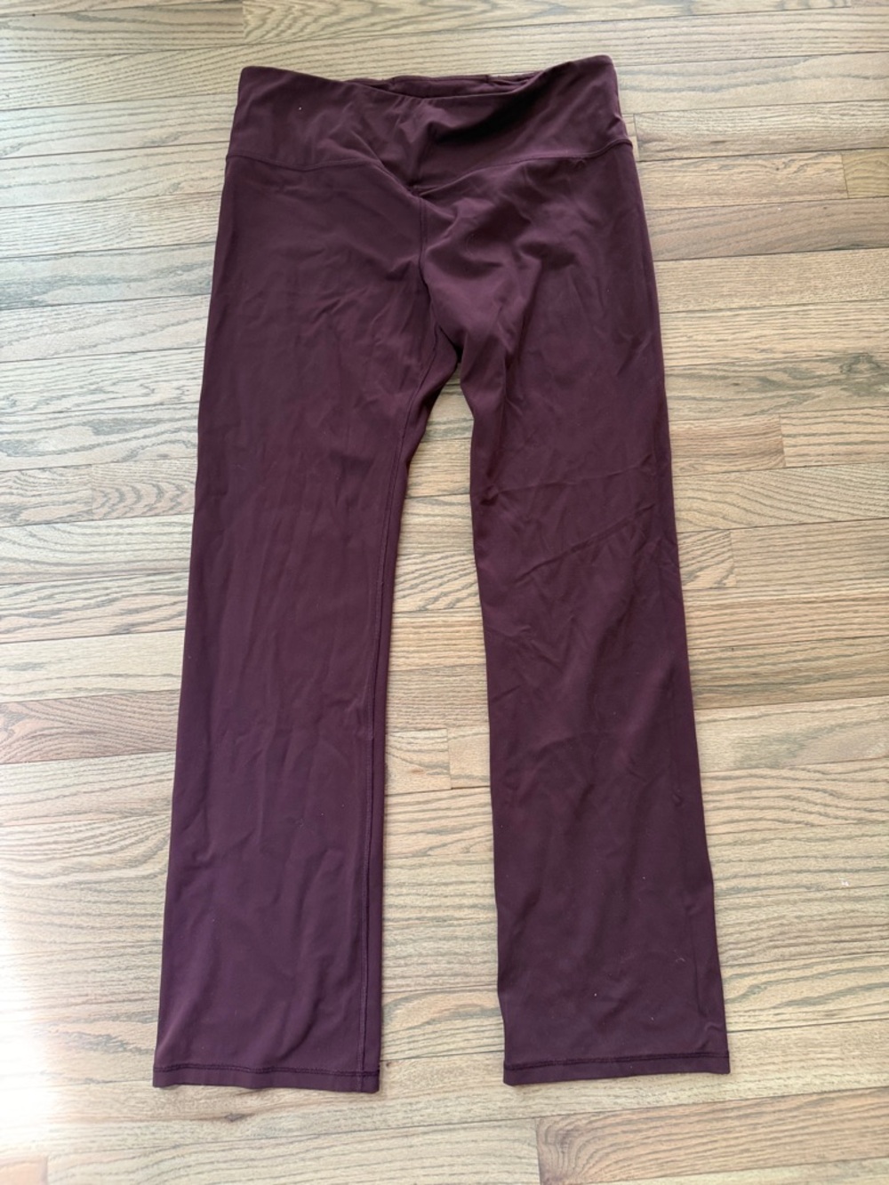 Athleta elation Straight Leg Pants in Deep Burgundy